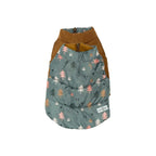 Dog coat with forest pattern on a white background